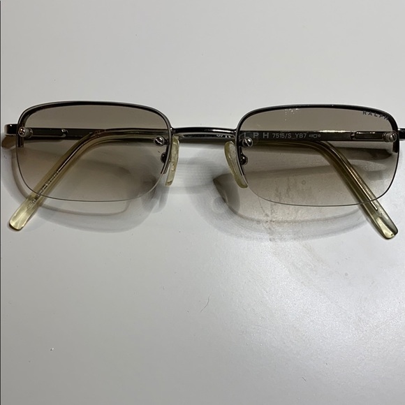 Vintage Ralph Lauren Silver/Smoke Sunglasses - Picture 2 of 4